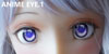 Dollhouse168 瞳の色 紫色