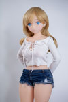 Dollhouse168 服装追加（贈り物：黒チューブトップ+ピンクスカート） トップ+デニムショーツ