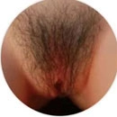 Orange in 陰毛 毛量は多い