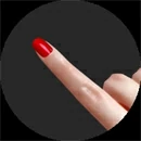Starpery 手のネイル Red