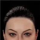 WAX Doll 髪の種類 植毛