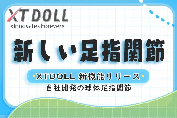 XT DOLL 新しい足指関節 ラブドール