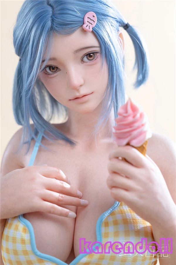 菜菜子 綺麗系 ラブドール ブルー髪