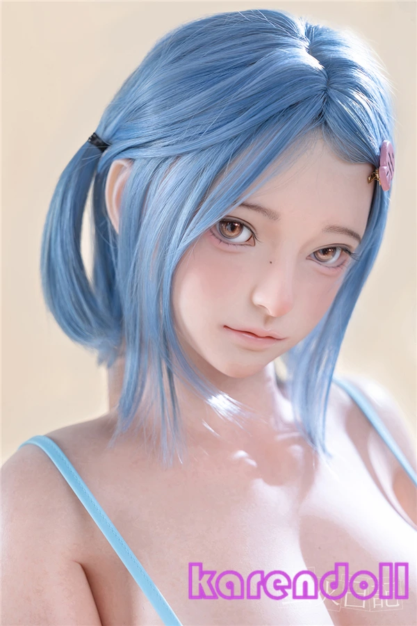 菜菜子 ブルー髪 おしゃれ 人形