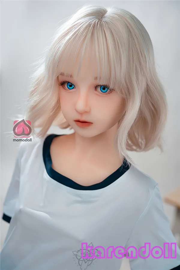 MOMO DOLL フルTPE素材 145cm Rena H028-A 白髪×青い瞳の幻想美 ラブドール 清楚系 リアルドール 魅力的 癒し