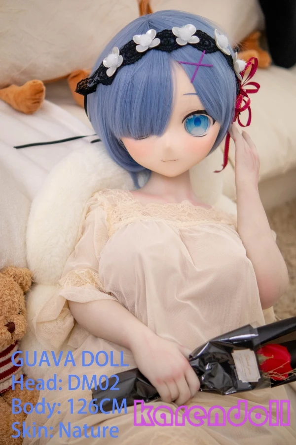 GuavaDoll 蕾姆cosplay ラブドール 126cm Dカップ ビニール製ヘッド＆TPE製ボディアニメ人形