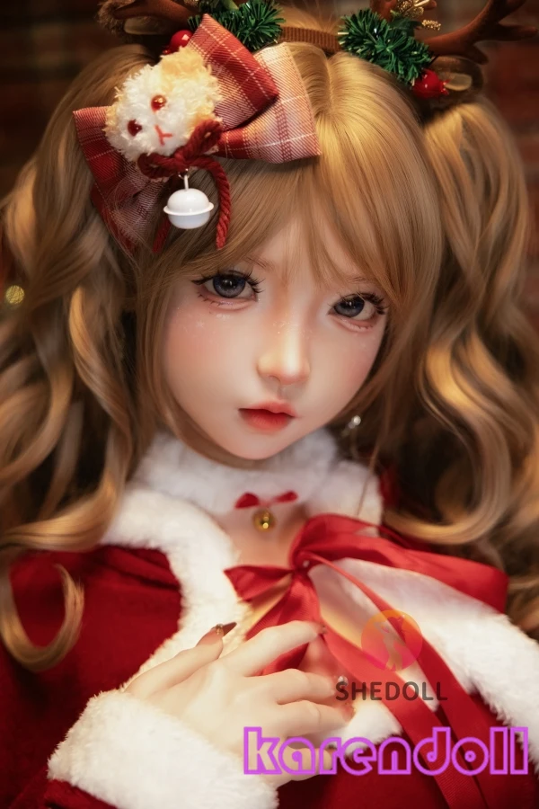 SHEDOLL 洛小乙2.0 Xmasメイク 152cm Aカップ 等身大ラブドール シリコン製ヘッド＆TPE製ボディ素材選択可