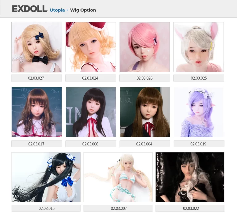 exdoll-utopia-wig-options