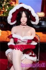 女性らしい 人形 珊瑚 クリスマス