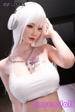 女性らしい ラブドール YILIN 白髪