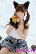 本物の皮膚メイク Yearndoll 猫女
