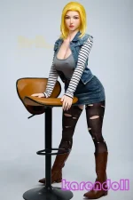 Irontech doll＃S41 Joline 人造人間ドラゴンボール18号コスプレ ラブドール 最新 シリコン ダッチワイフ おすすめ 159cm F カップ 高級 リアル アダルト 人形 - 画像 (4)
