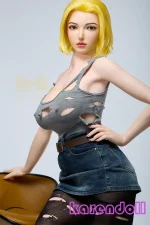 Irontech doll＃S41 Joline 人造人間ドラゴンボール18号コスプレ ラブドール 最新 シリコン ダッチワイフ おすすめ 159cm F カップ 高級 リアル アダルト 人形 - 画像 (6)